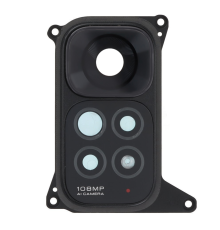 Скло камери Xiaomi Redmi Note 11S 4G з рамкою black (Original) PLS-00-00106832