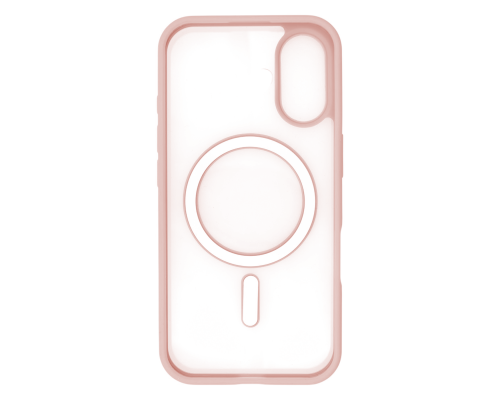 Чохол TPU+PC Сolor сase with MagSafe iPhone 16 pink PLS-00-00135409