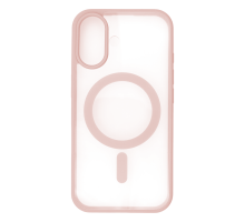 Чохол TPU+PC Сolor сase with MagSafe iPhone 16 pink PLS-00-00135409
