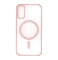 Чохол TPU+PC Сolor сase with MagSafe iPhone 16 pink PLS-00-00135409