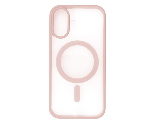 Чохол TPU+PC Сolor сase with MagSafe iPhone 16 pink PLS-00-00135409