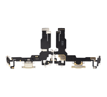 Шлейф iPhone 15 з роз'ємом зарядки yellow (Original Used) PLS-00-00112821