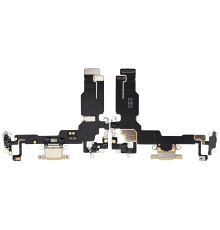 Шлейф iPhone 15 з роз'ємом зарядки yellow (Original Used) PLS-00-00112821