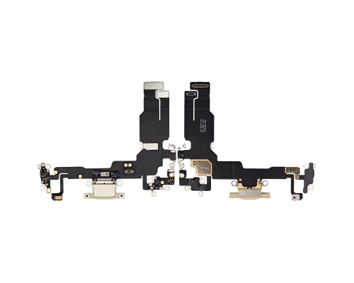 Шлейф iPhone 15 з роз'ємом зарядки yellow (Original Used) PLS-00-00112821