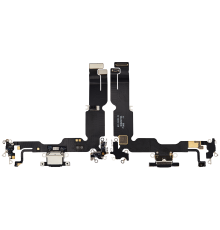 Шлейф iPhone 15 Plus з роз'ємом зарядки black (Original Used) PLS-00-00112831