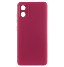 Чохол Silicone Cover Full Camera Motorola Moto E13 marsala PLS-00-00118080