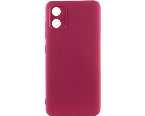 Чохол Silicone Cover Full Camera Motorola Moto E13 marsala PLS-00-00118080