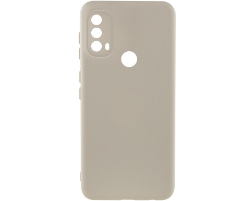 Чохол Silicone Cover Full Camera Motorola Moto E40 sand PLS-00-00118092