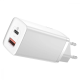 Зарядний пристрій Baseus GaN2 Lite 65W 5A 1USB-A+1USB-C white PLS-00-00101037