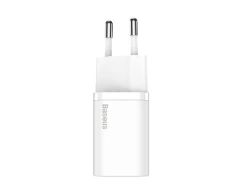 Зарядний пристрій Baseus Super SI 25W 3A 1USB-C з кабелем Type-C white PLS-00-00114887