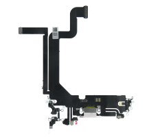 Шлейф iPhone 14 Pro Max з роз'ємом зарядки white (Original China) PLS-00-00107208