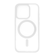 Чохол TPU+PC Сolor сase with MagSafe iPhone 15 Pro white PLS-00-00135419
