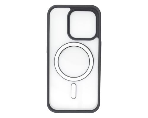 Чохол TPU+PC Сolor сase with MagSafe iPhone 13 Pro Max black PLS-00-00135430