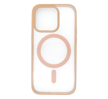 Чохол TPU+PC Сolor сase with MagSafe iPhone 14 Pro Max desert titanium PLS-00-00135440