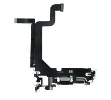 Шлейф iPhone 14 Pro Max з роз'ємом зарядки black PLS-00-00107192