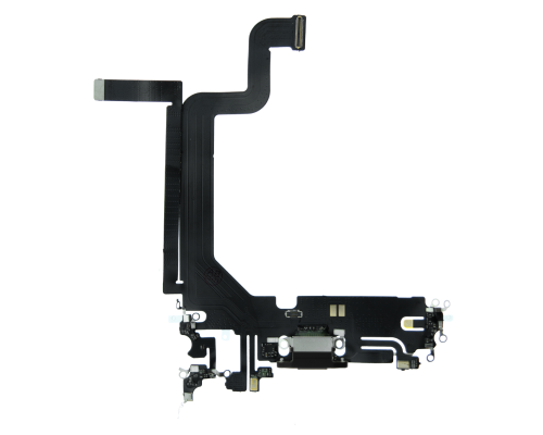 Шлейф iPhone 14 Pro Max з роз'ємом зарядки black PLS-00-00107192