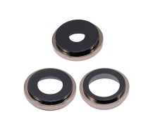 Скло камери Apple iPhone 14 Pro з рамкою gold (Original) PLS-00-00098629