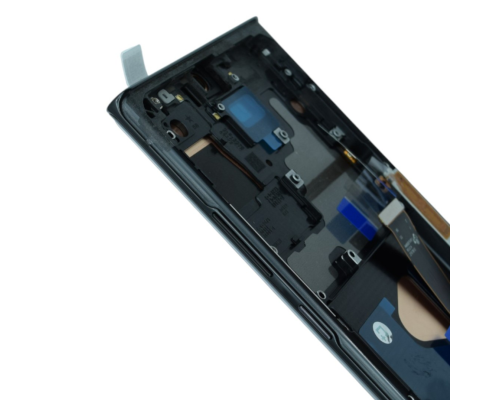 Дисплей Samsung N985 Galaxy Note 20 Ultra з сенсором та рамкою black (OLED) (Big size) PLS-00-00145827