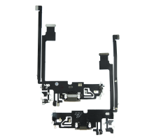 Шлейф iPhone 12 Pro Max з роз'ємом зарядки gold PLS-00-00107243
