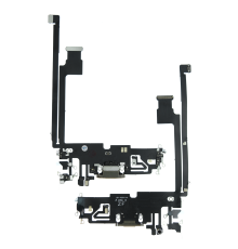 Шлейф iPhone 12 Pro Max з роз'ємом зарядки gold PLS-00-00107243