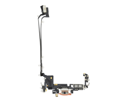 Шлейф iPhone 17 Pro з роз'ємом зарядки US orange (Original Used) PLS-00-00152713