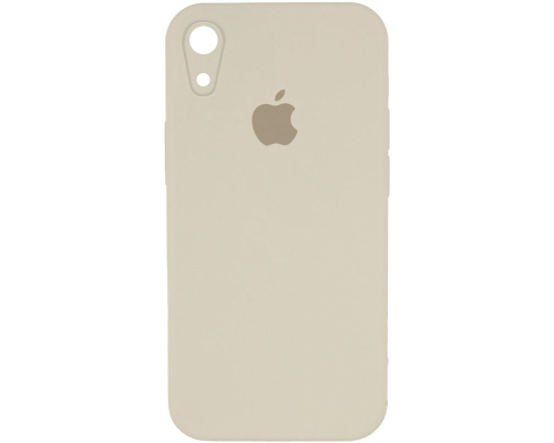 Чохол Silicone Case Квадратні Борти Full Camera iPhone XR antique white PLS-00-00104087