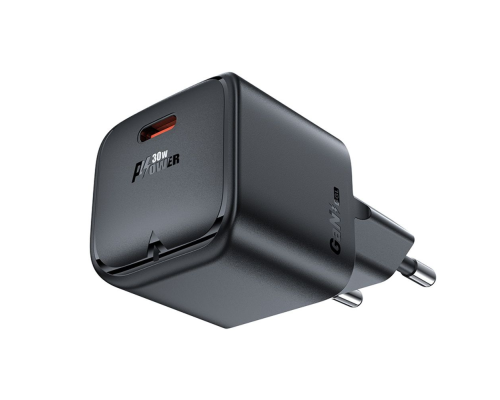 Зарядний пристрій Acefast A77 Mini 30W 3A USB-C black PLS-00-00124996