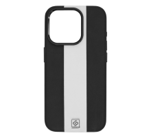 Чохол шкіряний Rally with Magnetic для iPhone 16 Pro Max black white PLS-00-00164621
