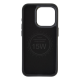 Чохол шкіряний Rally with Magnetic для iPhone 15 black white PLS-00-00164590