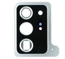 Скло камери Samsung N985 Galaxy Note 20 Ultra з рамкою mystic silver (Original) PLS-00-00104425