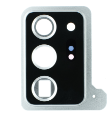 Скло камери Samsung N985 Galaxy Note 20 Ultra з рамкою mystic silver (Original) PLS-00-00104425