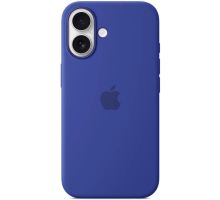 Чохол Silicone Case Full з MagSafe та Анімацією iPhone 16 ultramarine blue PLS-00-00134869