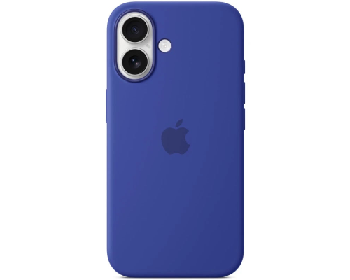 Чохол Silicone Case Full з MagSafe та Анімацією iPhone 16 ultramarine blue PLS-00-00134869