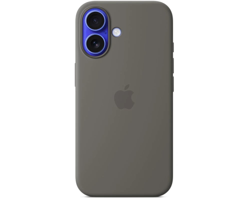 Чохол Silicone Case Full with MagSafe+Animation iPhone 16 Plus crag gray PLS-00-00134932