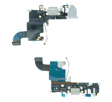 Шлейф iPhone 6S з роз'ємом зарядки gray (Original Used) PLS-00-00096658