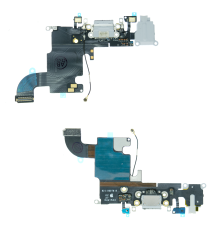 Шлейф iPhone 6S з роз'ємом зарядки gray (Original Used) PLS-00-00096658