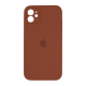 Чохол Silicone Case Квадратні Борти Full Camera iPhone 11 saddle brown PLS-00-00123146