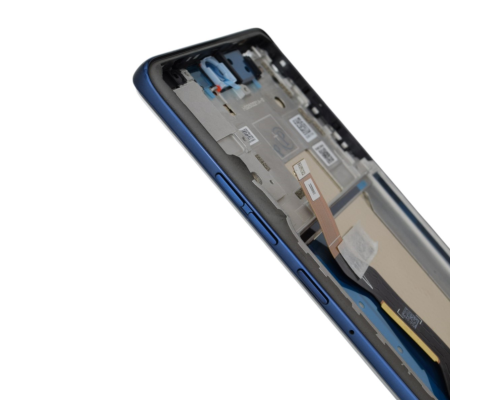 Дисплей Motorola XT2505 Moto Edge 60 з сенсором та рамкою blue (Original) PLS-00-00142739