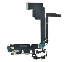 Шлейф iPhone 15 Pro Max з роз'ємом зарядки white titanium (Original China) PLS-00-00112862