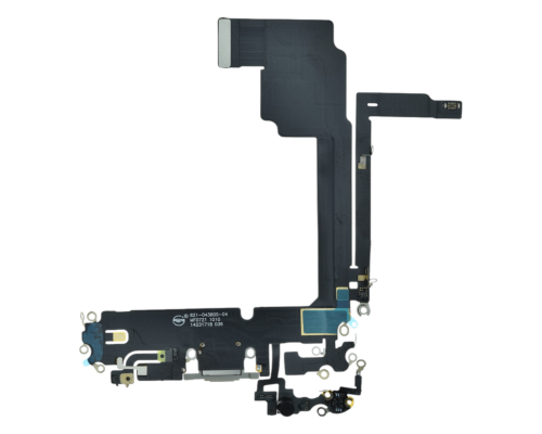 Шлейф iPhone 15 Pro Max з роз'ємом зарядки white titanium (Original China) PLS-00-00112862