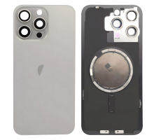 Задня кришка iPhone 15 Pro Max зі склом камери gray (Original China) PLS-00-00113952