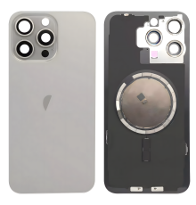 Задня кришка iPhone 15 Pro Max зі склом камери gray (Original China) PLS-00-00113952