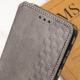 Чохол-книжка Leather Cubic Samsung A155 Galaxy A15 gray PLS-00-00131638