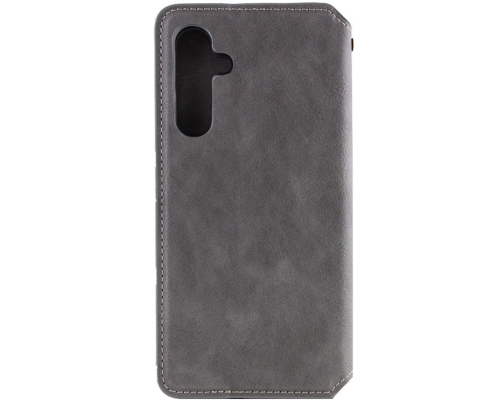 Чохол-книжка Leather Cubic Samsung A155 Galaxy A15 gray PLS-00-00131638