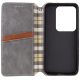 Чохол-книжка Leather Cubic Xiaomi Redmi Note 13 4G gray PLS-00-00131691