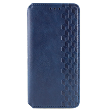 Чохол-книжка Leather Cubic Xiaomi Redmi 13C blue PLS-00-00131667
