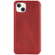 Чохол-книжка Leather Cubic для iPhone 13 red PLS-00-00162730