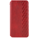 Чохол-книжка Leather Cubic для iPhone 13 red PLS-00-00162730