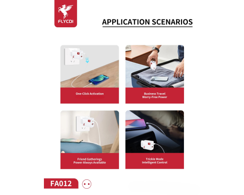 Зарядний пристрій FLYCDI FA-012 12W 2.4A 2USB-A з кабелем Lightning white PLS-00-00133880