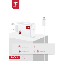 Зарядний пристрій FLYCDI FA-002 12W 2.4A USB-C з кабелем C-Lightning white PLS-00-00133865